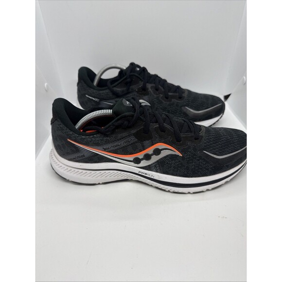 Saucony Omni 20 Shoes Mens 10.5 Black White Running Sneakers Low Top S20681 10 main image 8